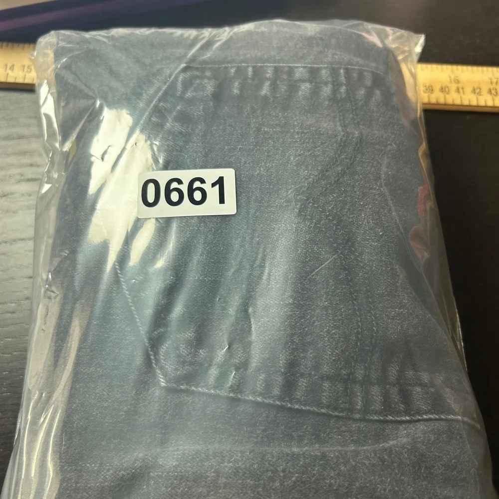 Levis 527 Slim Bootcut Jeans mens W40 L30 Faded Black Denim‎ 05527-0539